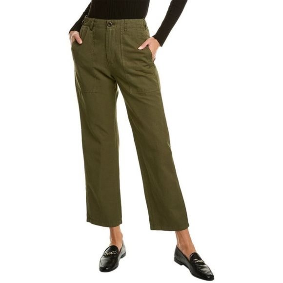 Alex Mill Pants - Alex Mill Neil Utility Straight Leg Pant in Military Olive Size 4 NWT